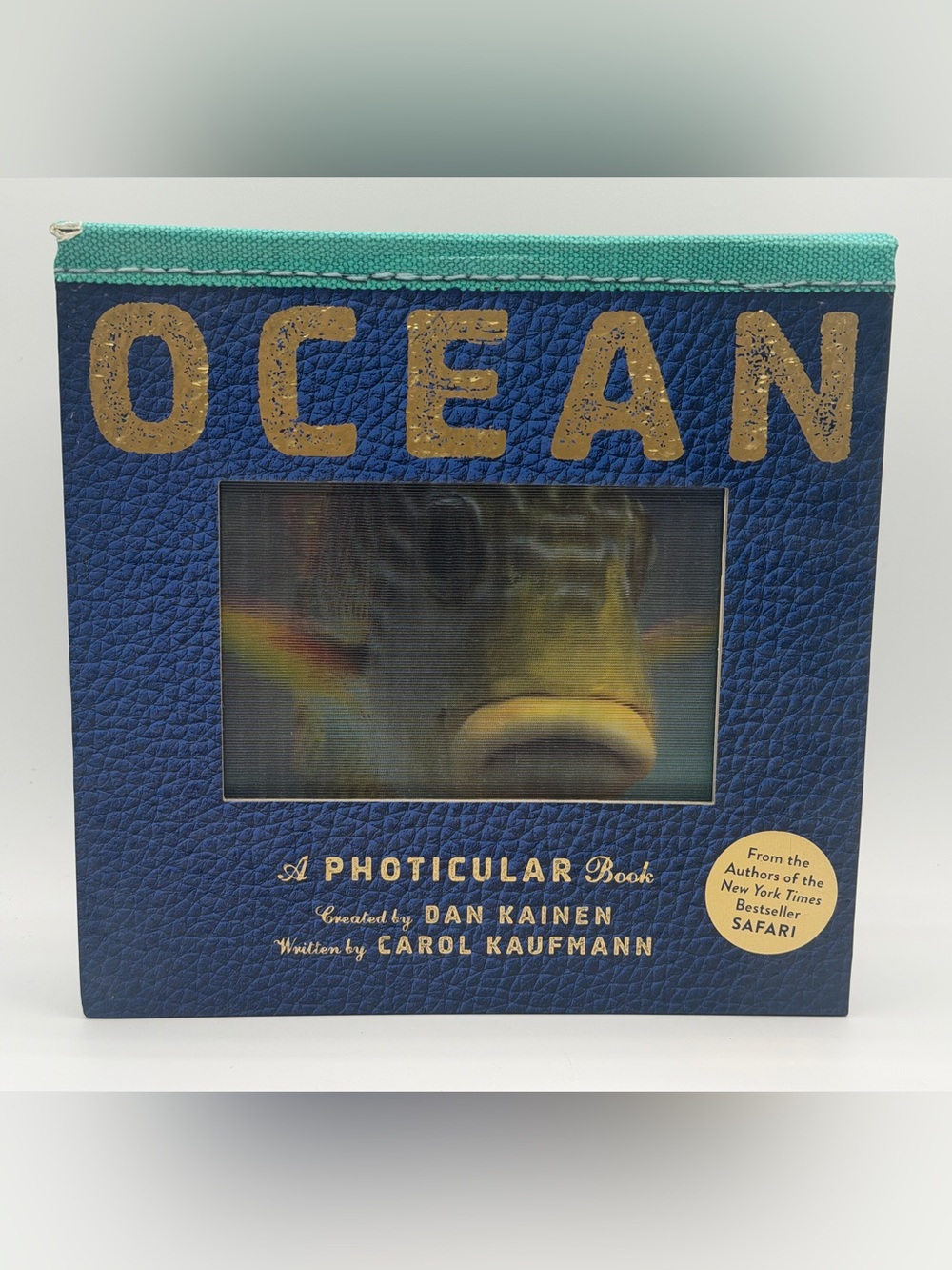 Ocean: A Photicular Book by Carol Kaufmann & Dan Kainen (2014, Hardcover Book)